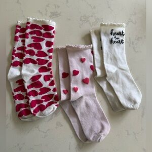 Kate Spade Heart to Heart 3-pack Socks